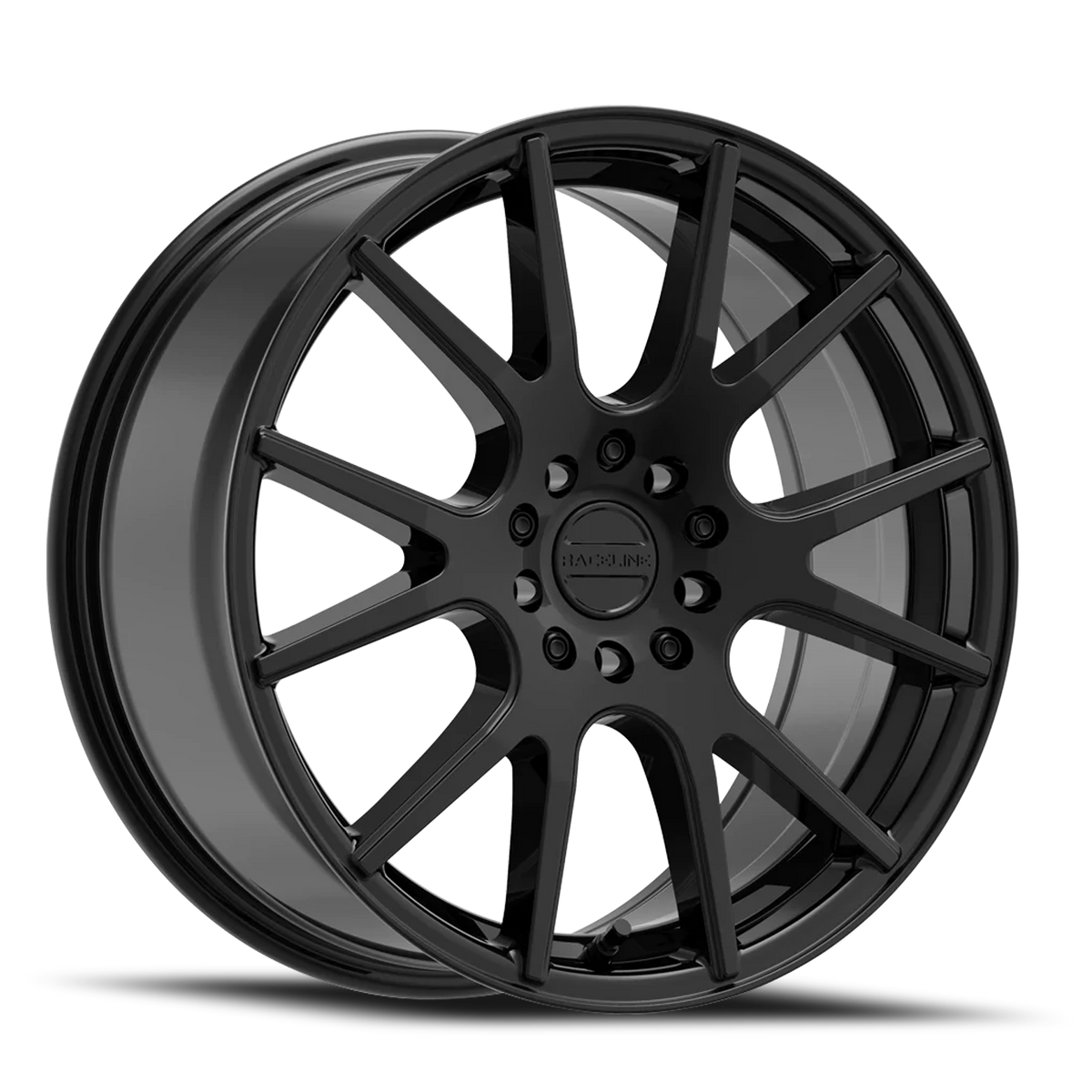 Aluminum Wheels 17x7.5 Intake 147B Black 40 Offset 5 on 110/5 on 115 Bolt Pattern 72.62 Bore Raceline