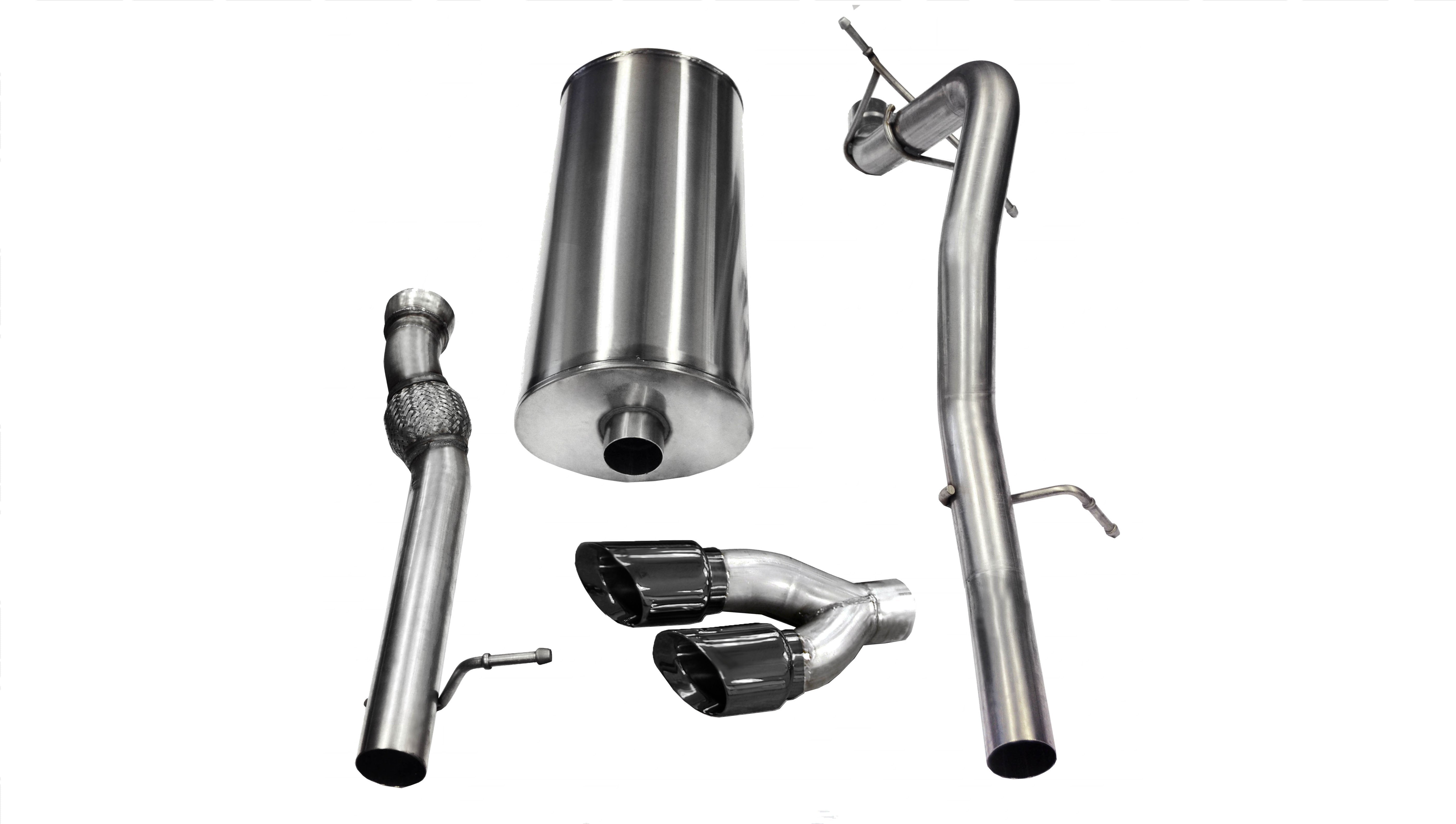 3.0 Inch Cat-Back Sport Single Side Exit Exhaust 4.0 Inch Black Tips 11-14 Cadillac Escalade EXT/ESV/GMC Yukon XL Denali 6.2L V8 Stainless Steel Corsa Performance