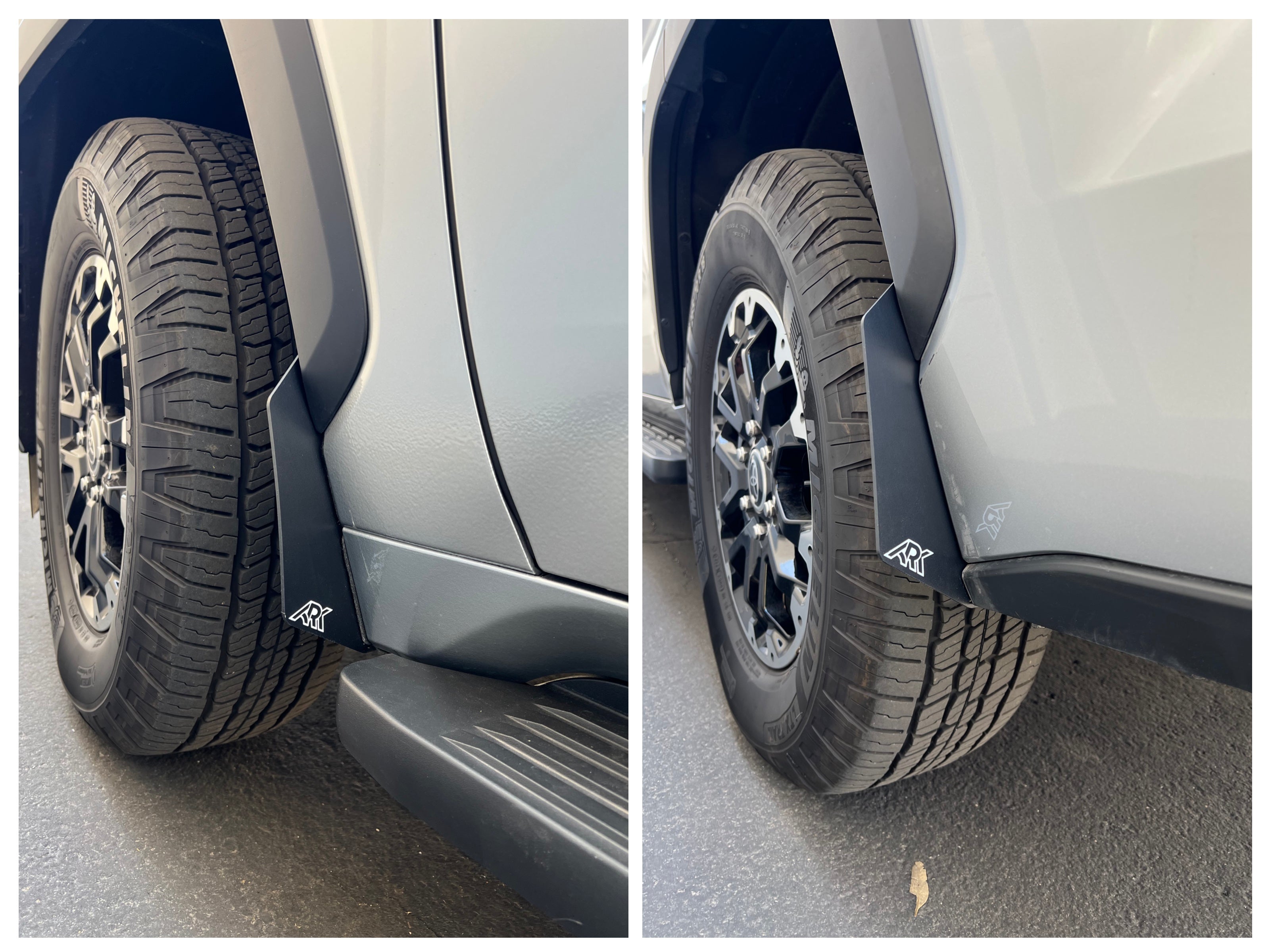 2022+ Toyota Sequoia TriXpoly Micro Flares enhancing tire coverage and style, showcasing rugged design and fit.