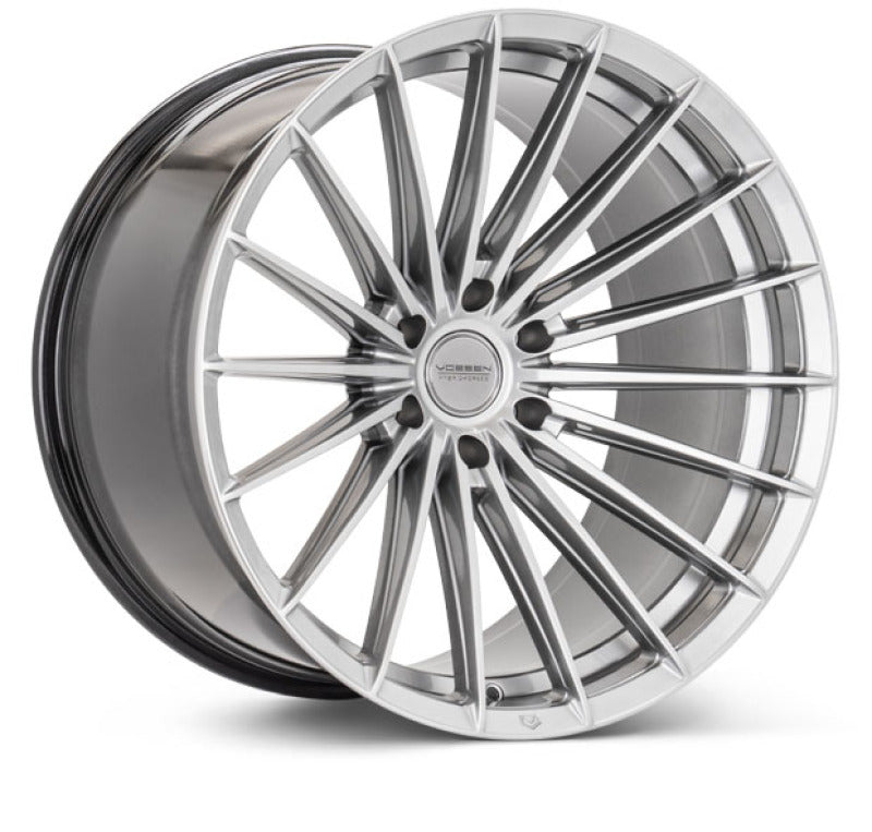 Vossen HFX-4 22x12 - 6x139.7 - ET-44 - Ultra Deep - 106.1 - Hyper Silver Wheel