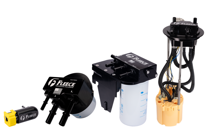 Fleece Performance 17-24 Ford F-250 6.7L Short Bed Complete Fuel System Upgrade Kit w/Lift Pump