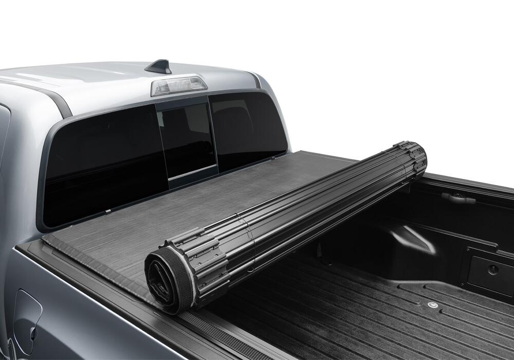 Sentry Tonneau Cover Black 2007-2021 Toyota Tundra 6 Foot 6 Inch Bed with Deck Rail System Truxedo