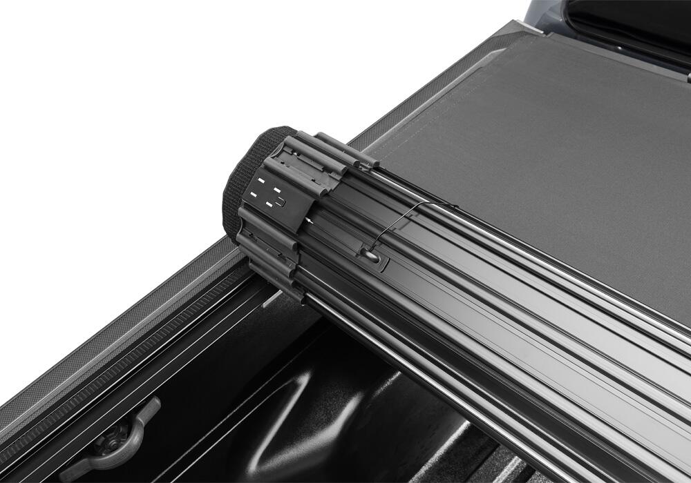 Sentry CT Tonneau Cover Black 2007-2021 Toyota Tundra 6 Foot 6 Inch Bed with Deck Rail System Truxedo