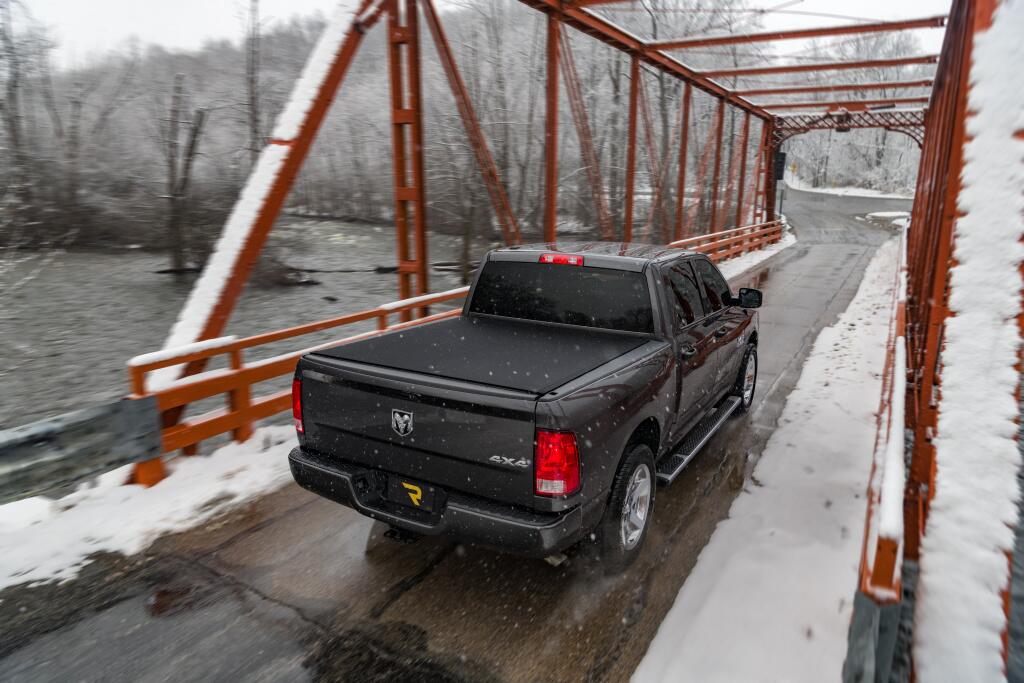 Sentry CT Tonneau Cover Black 2019-2026 (New Body Style) Ram 1500 6 Foot 4 Inch Bed without RamBox with Multifunction Tailgate Truxedo