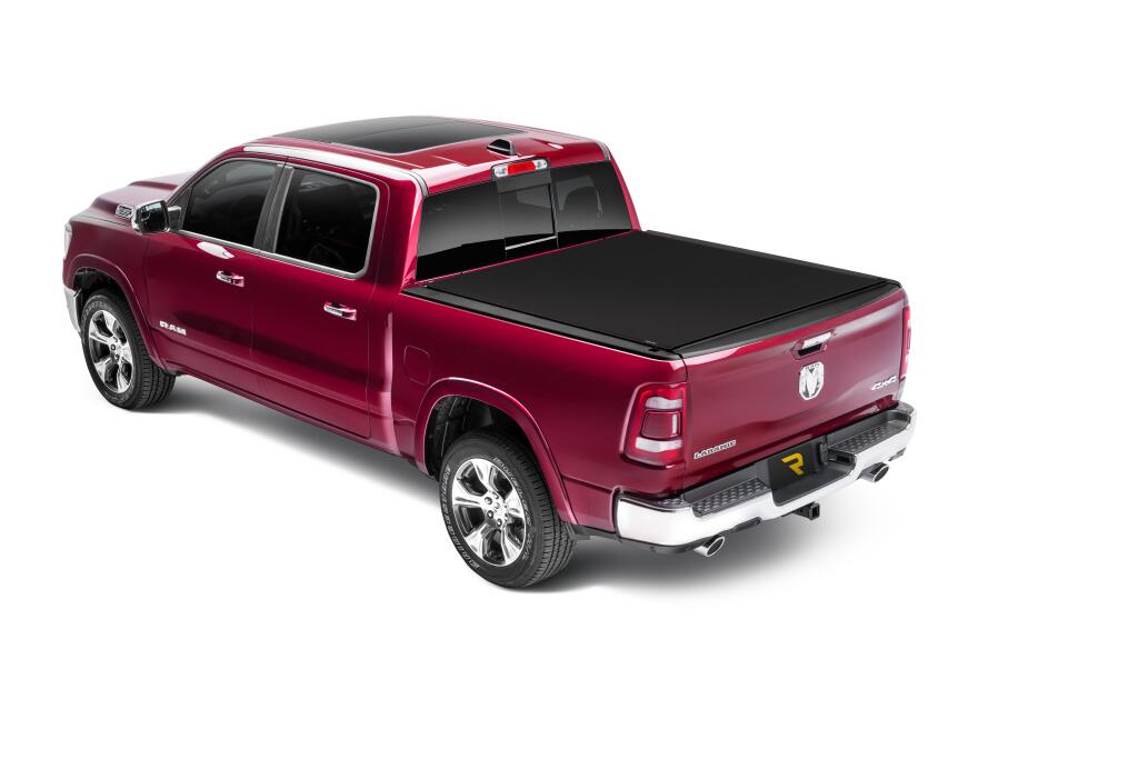 Sentry CT Tonneau Cover Black 2019-2026 (New Body Style) Ram 1500 6 Foot 4 Inch Bed without RamBox with Multifunction Tailgate Truxedo