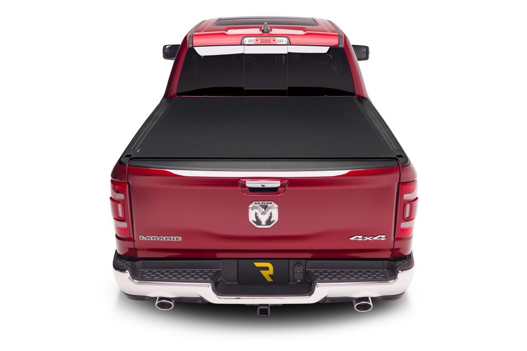 Sentry CT Tonneau Cover Black 2019-2026 (New Body Style) Ram 1500 6 Foot 4 Inch Bed without RamBox with Multifunction Tailgate Truxedo