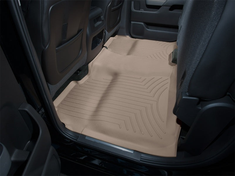WeatherTech 14+ Chevrolet Silverado Rear FloorLiner - Tan