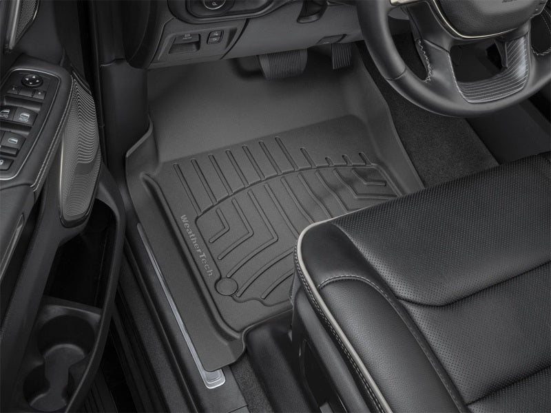 WeatherTech 2019+ Ram 1500 Quad & Crew Cab Front FloorLiner HP - Black