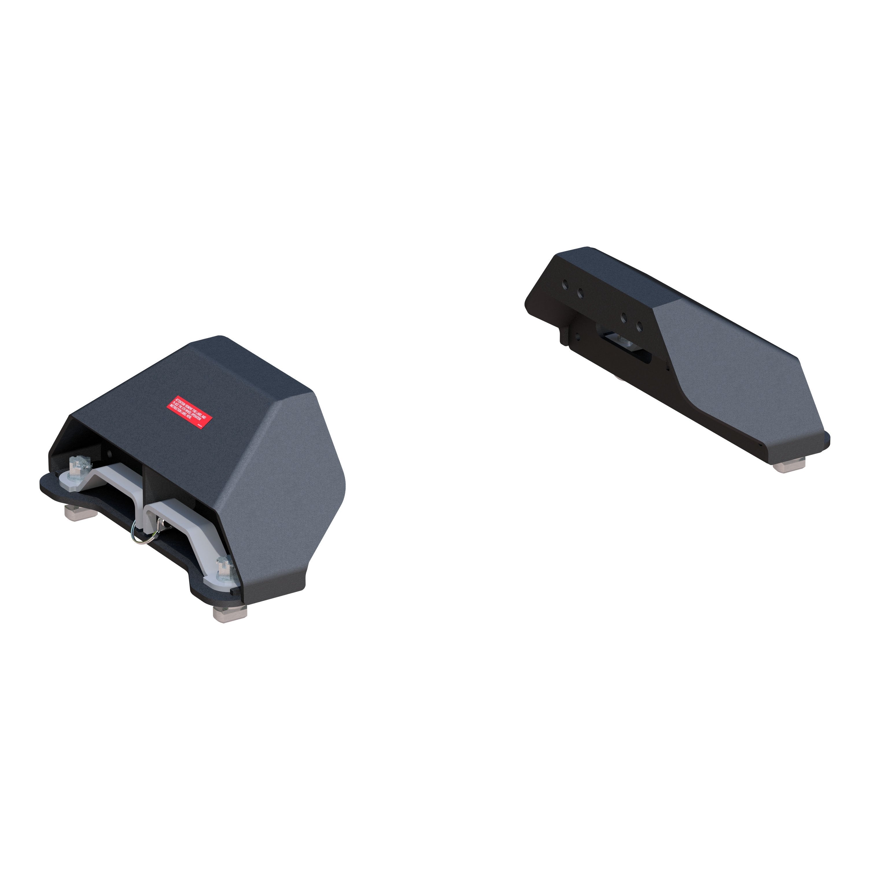 CURT Replacement Ford F-250, F-350, F-450 Puck System 5th Wheel Legs, 24,000 lbs, Hitch Head Required Model 16017