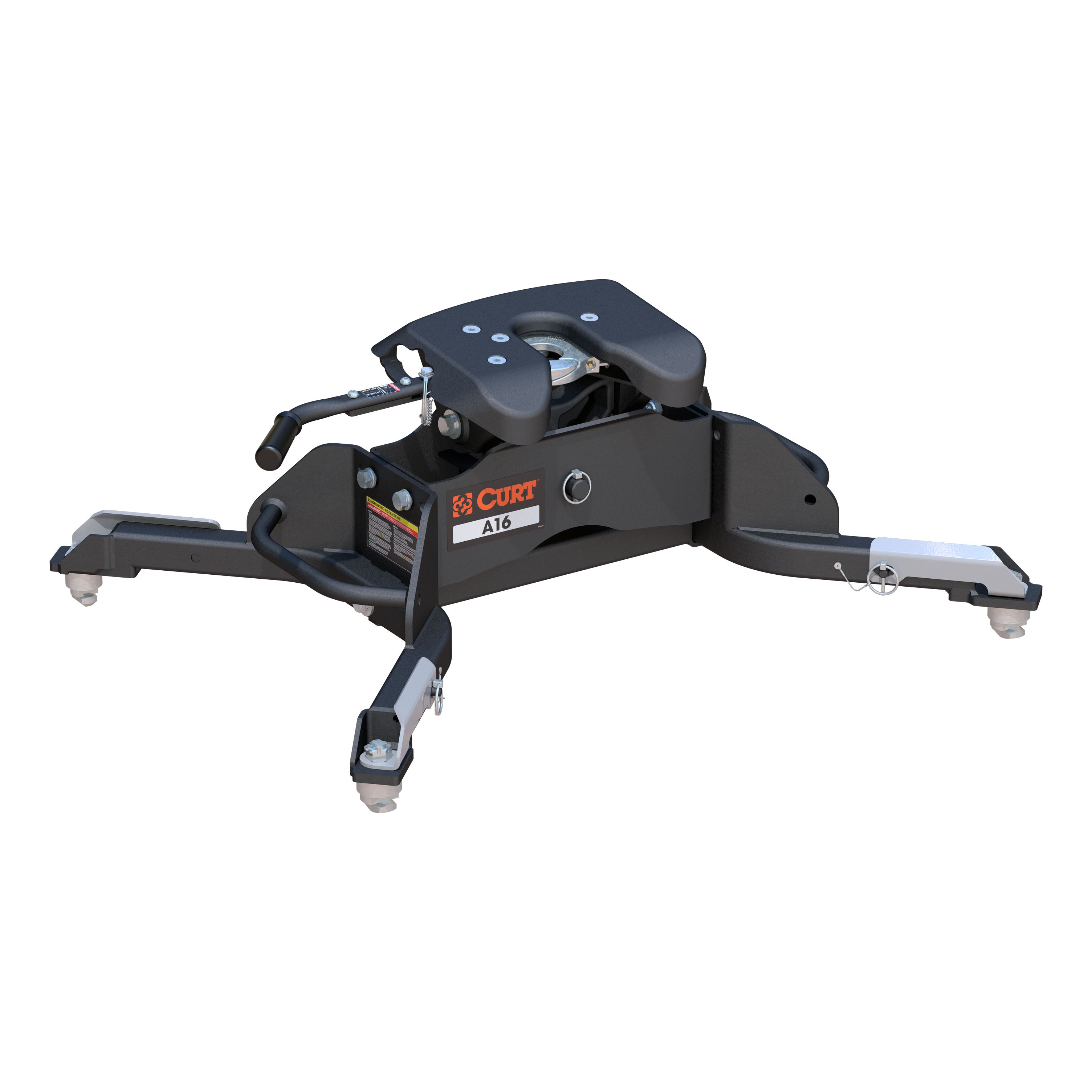 CURT A16 5th Wheel Hitch, 16,000 lbs, Select Ram 2500, 3500, 8-Foot Bed Puck System Model 16043
