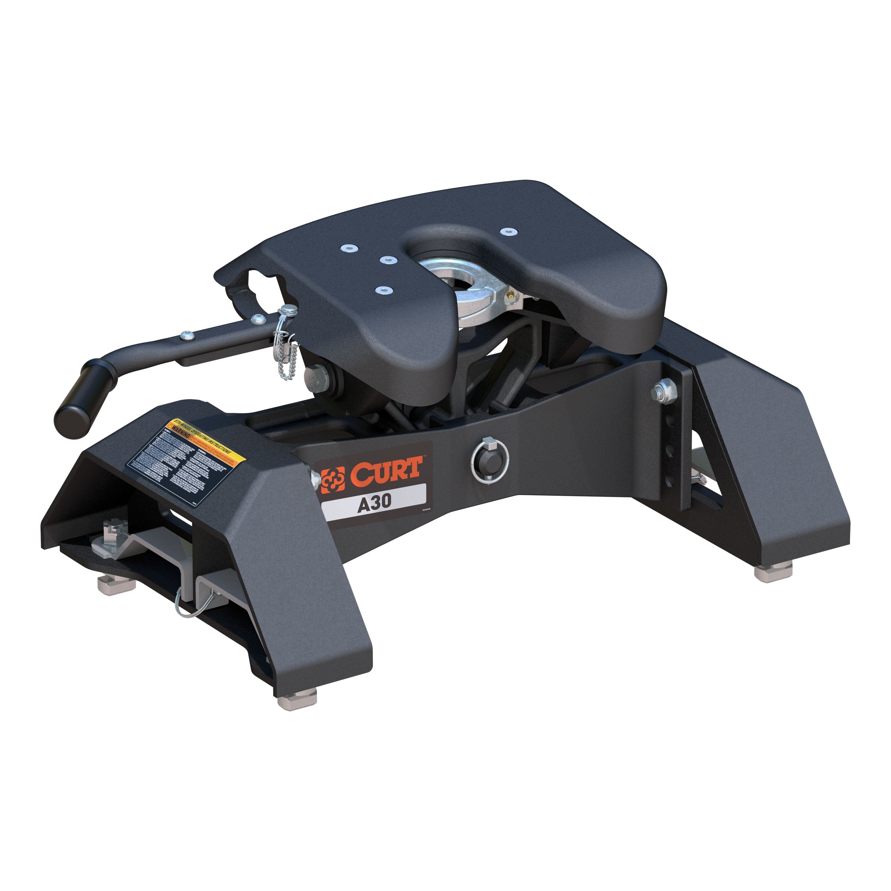 CURT A30 5th Wheel Hitch, 30,000 lbs, Select Chevrolet Silverado, GMC Sierra 2500, 3500 HD, 8-Foot Bed Puck System Model 16070
