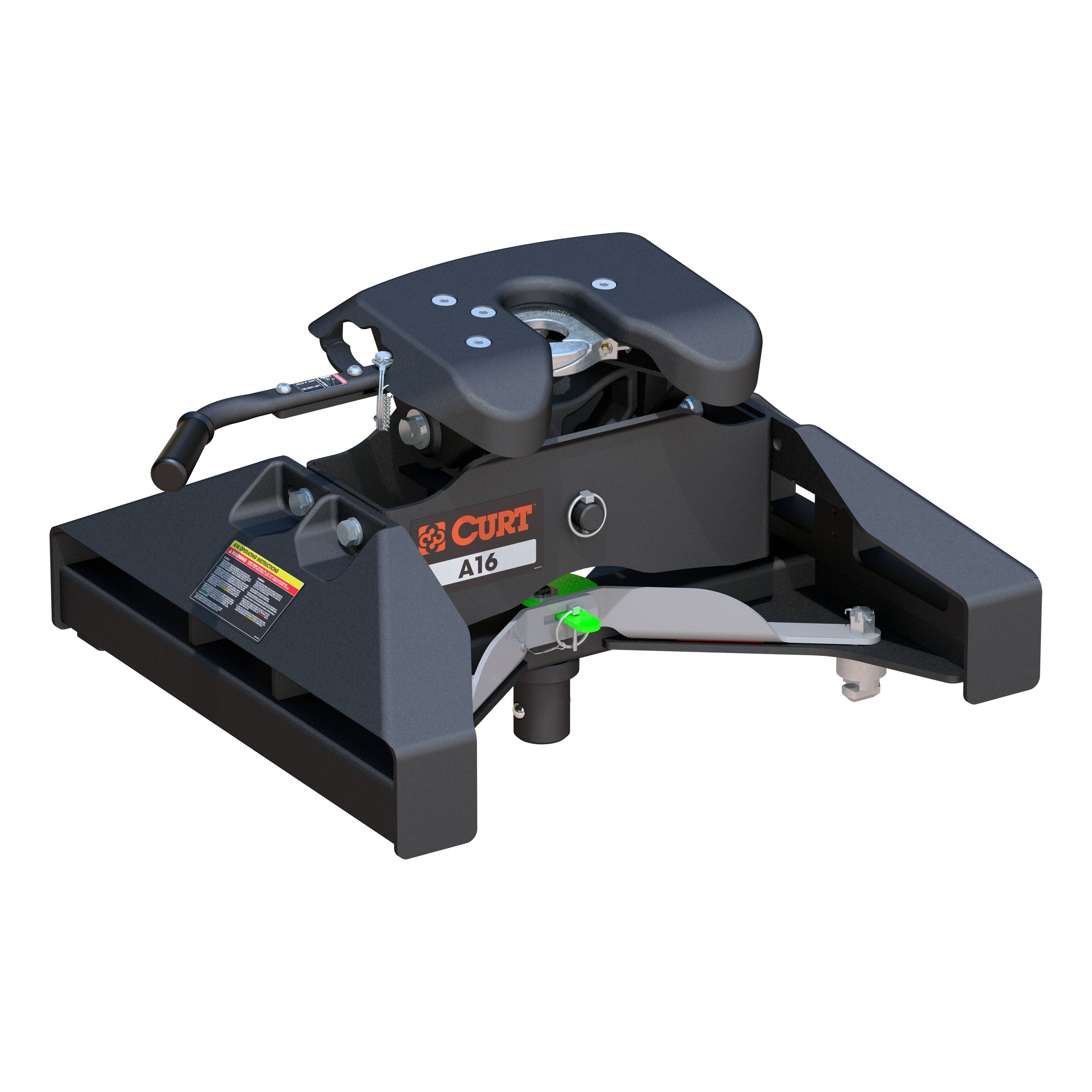 CURT A16 5th Wheel Hitch, 16,000 lbs, Select Nissan Titan XD, 8-Foot Bed Puck System Model 16073