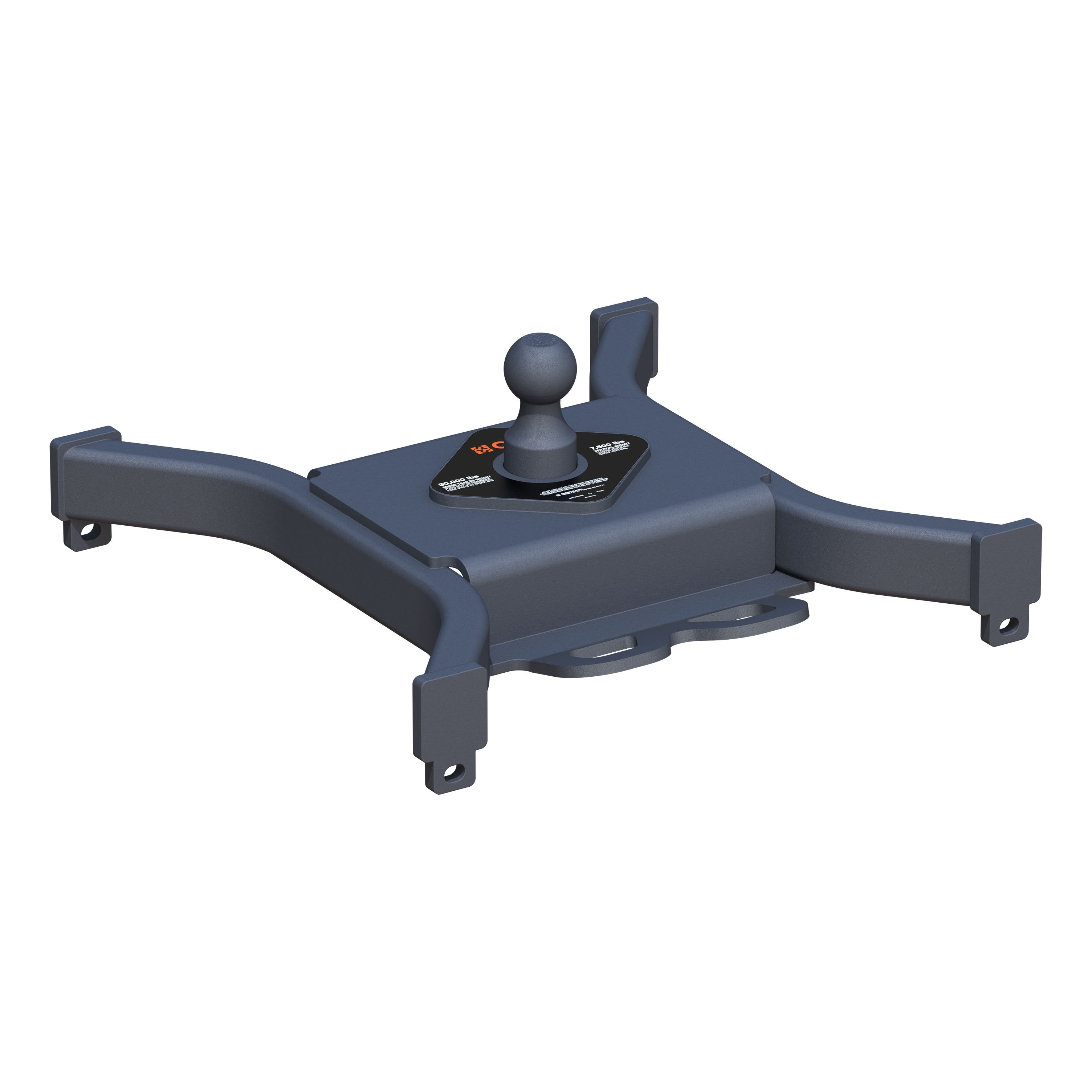 CURT Spyder 5th Wheel to Gooseneck Adapter Hitch, Fits Industry-Standard Rails, 30,000 lbs, 2-5/16-Inch Ball Model 16090
