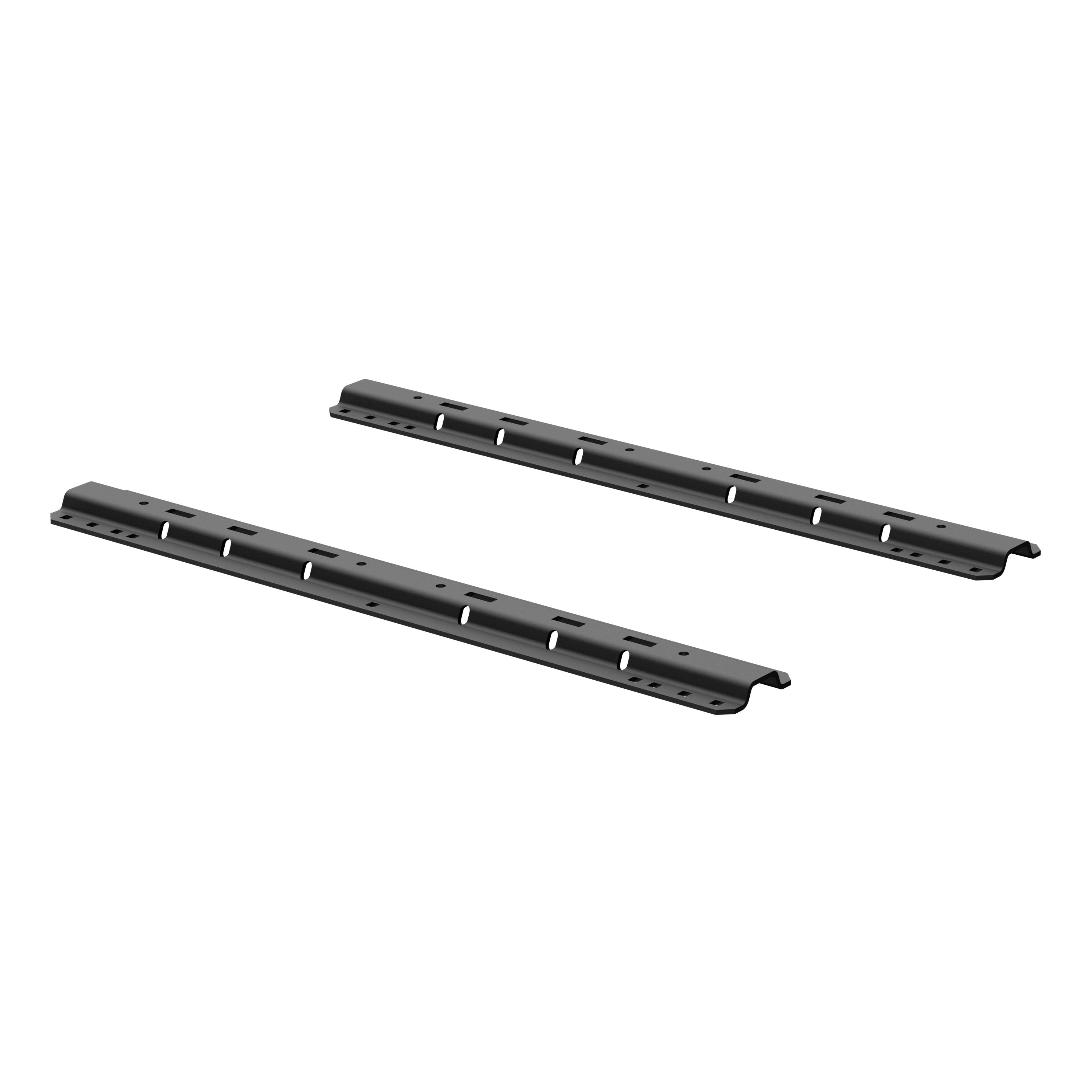 CURT Industry-Standard 5th Wheel Hitch Rails, Carbide Black, 25,000 Pounds Model 16204