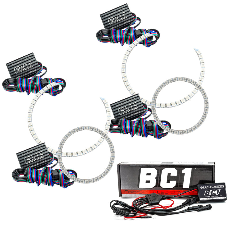 Oracle BMW 1 Series 06-11 Halo Kit - ColorSHIFT w/ BC1 Controller