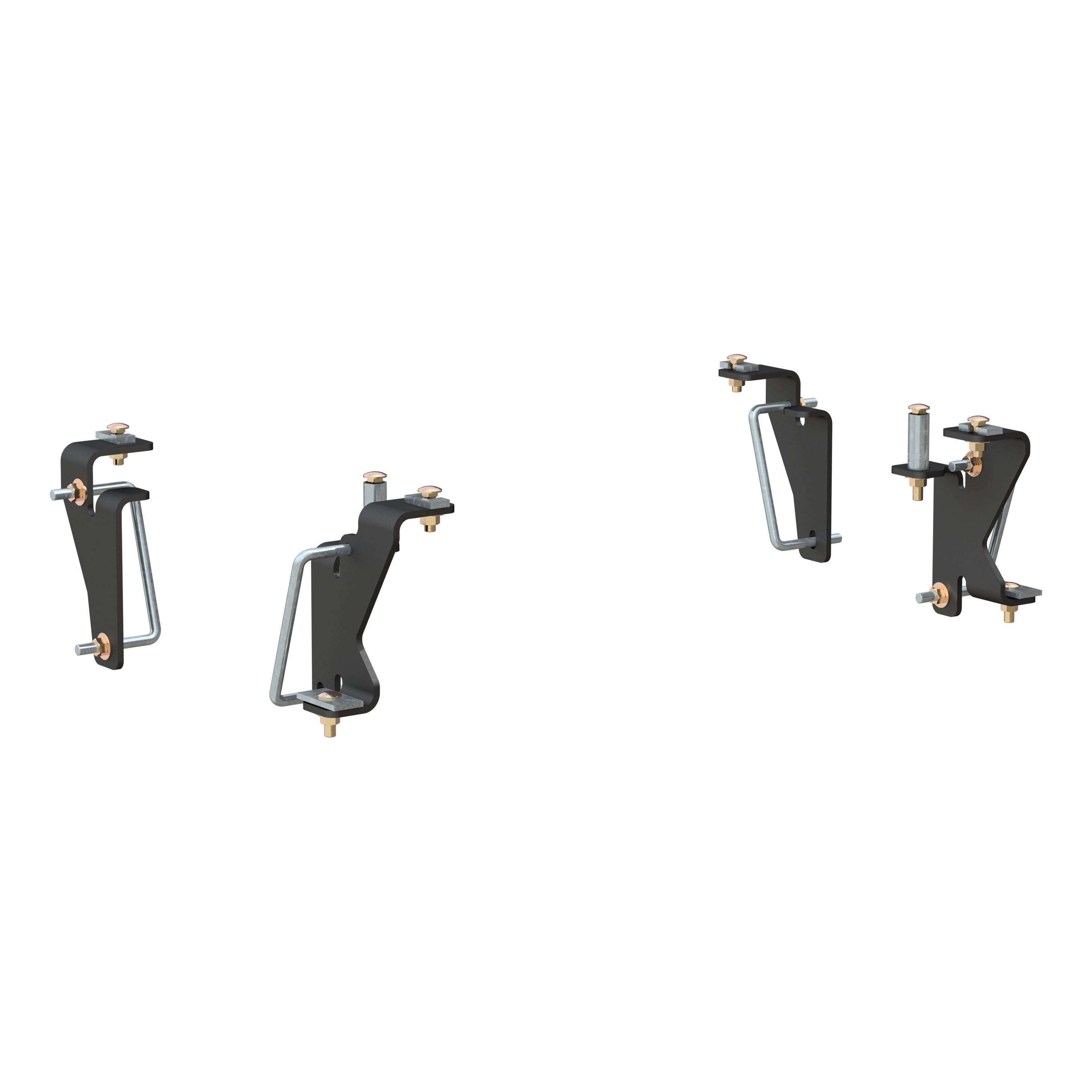 CURT 5th Wheel Installation Brackets, Select Dodge, Ram 1500, 2500, 3500 Model 16420