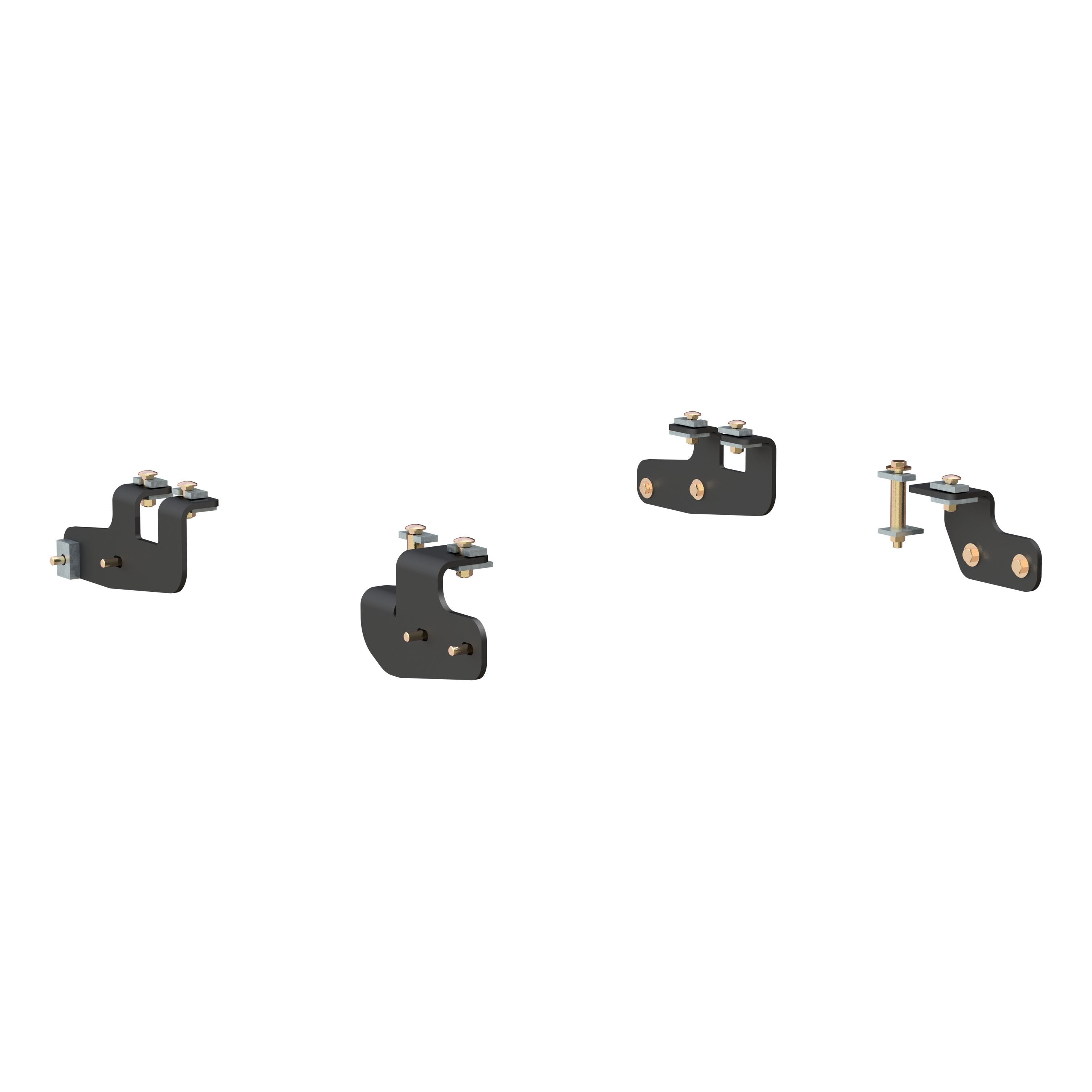 CURT 5th Wheel Installation Brackets, Select Ram 2500, Except with 5th Wheel Prep Package Model 16427