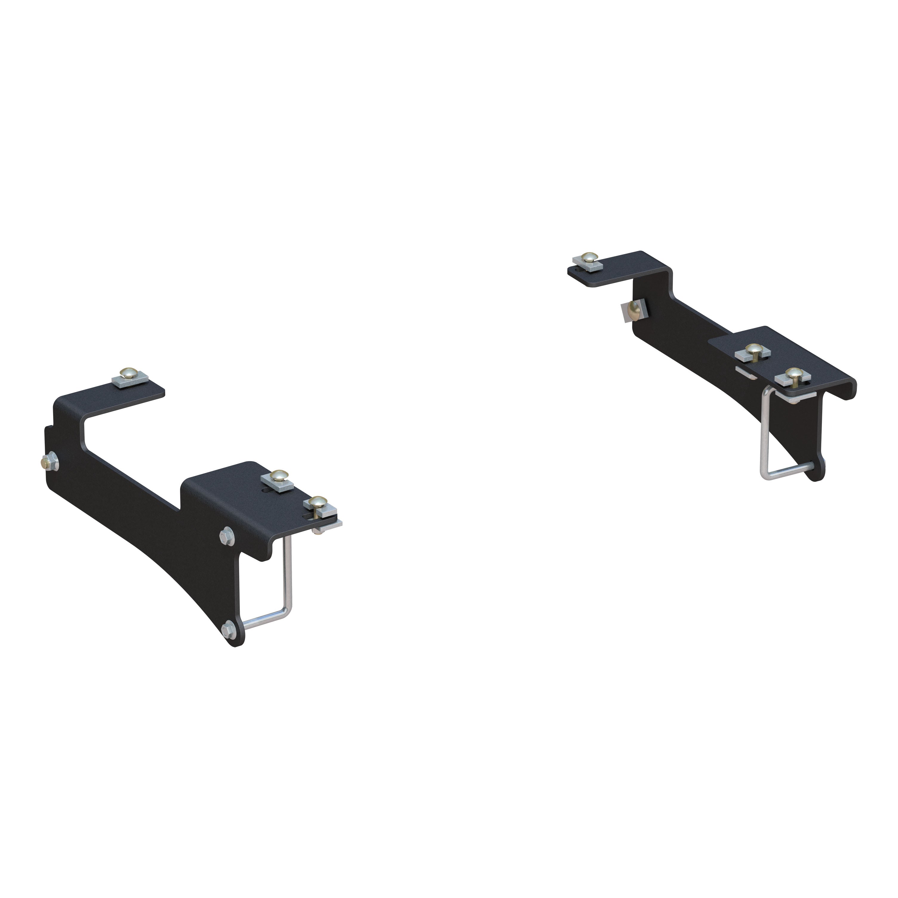 CURT 5th Wheel Installation Brackets, Compatible with Select Chevrolet Silverado, GMC Sierra 2500, 3500 HD Model 16429