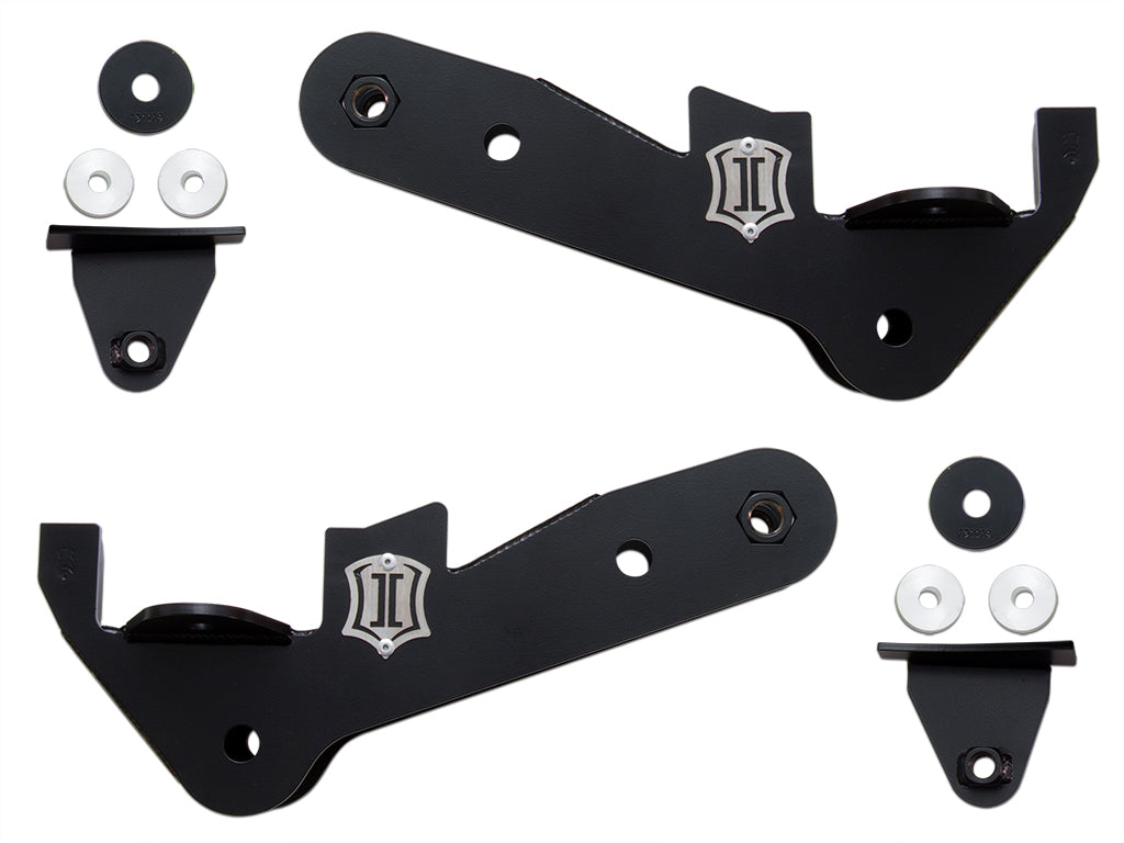 2017-2022 Ford F250/F350 Super Duty 4WD 4-Link Frame Bracket Kit Icon Vehicle Dynamics