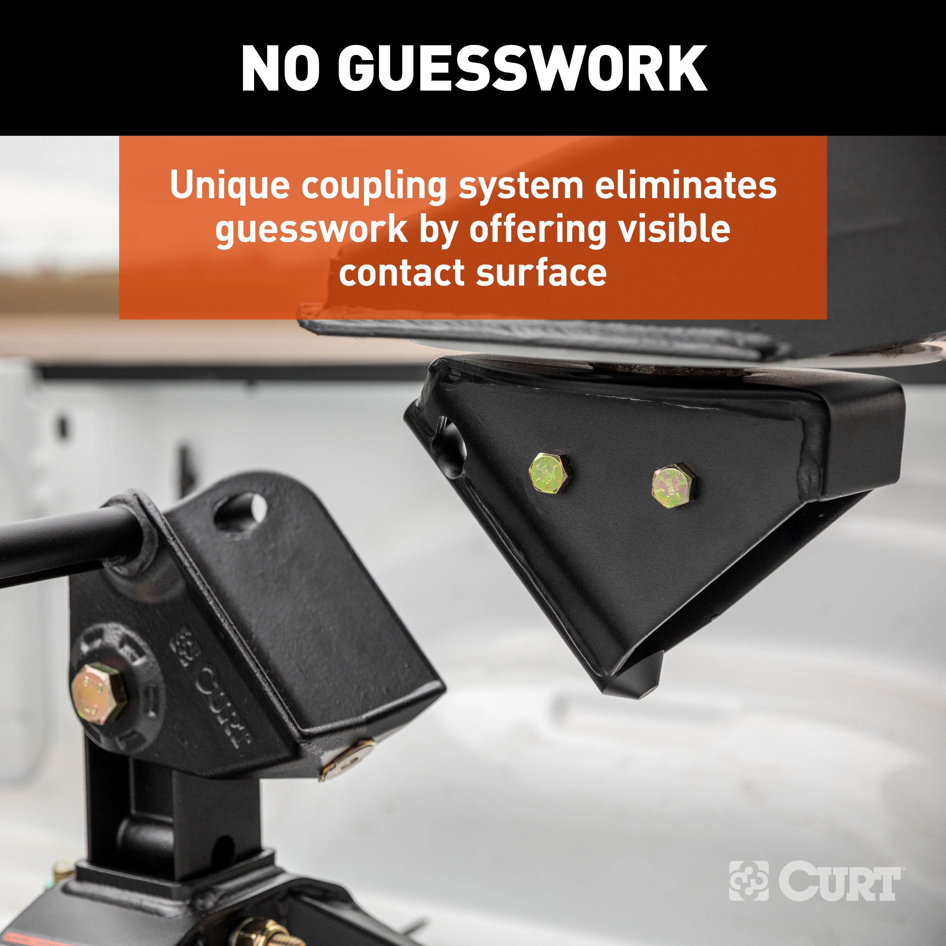 CURT CrossWing Lightweight 5th Wheel Hitch, 20,000 lbs. Model 16600