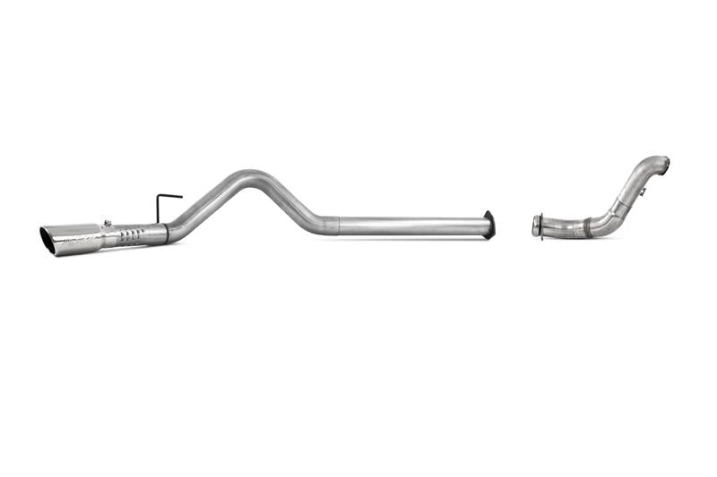 MBRP 11-14 Ford 6.7L F-250/350/450 4in Filter Back Single Side Exit Alum and Down Pipe Exhaust