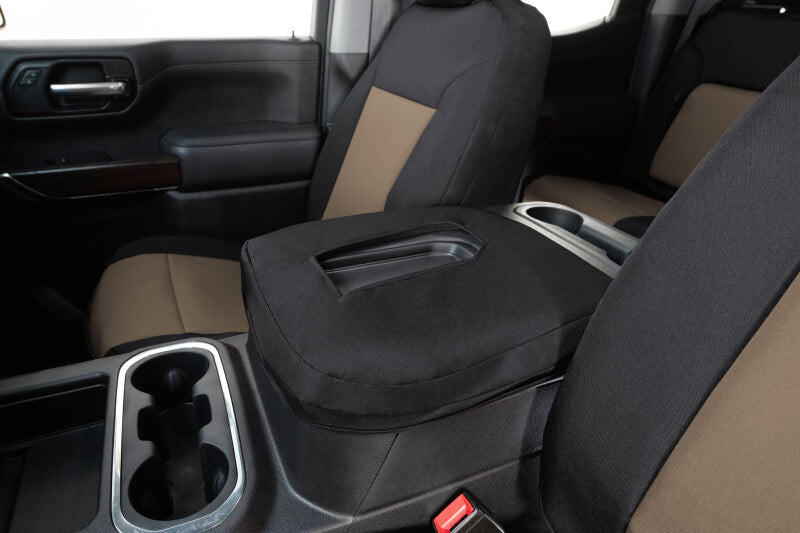 Covercraft 11-18 Dodge Ram Endura PrecisionFit Custom Second Row Seat Covers - Tan/Black
