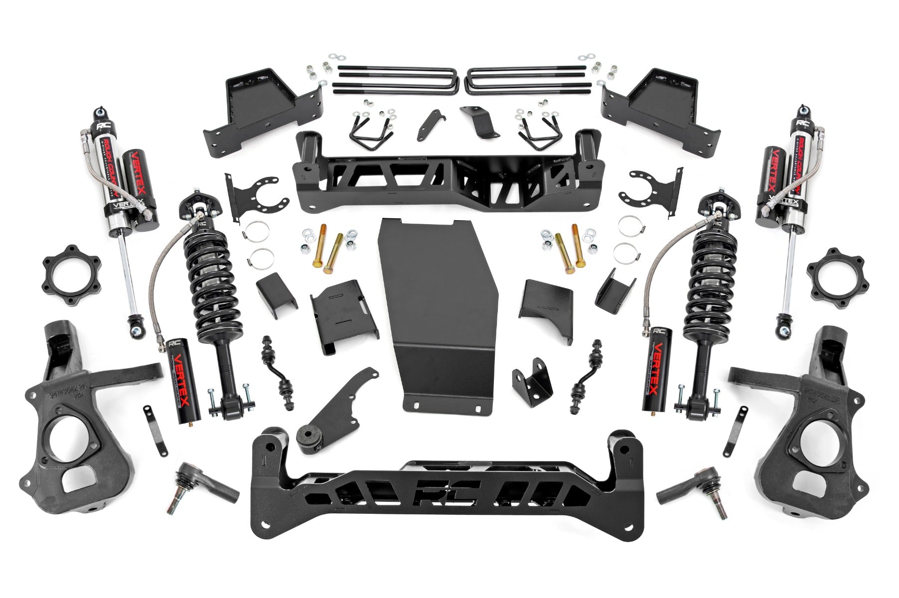 7 Inch Lift Kit Alum/Stamp Steel Vertex Silverado/Sierra 1500 4WD (14-18 & Classic) Rough Country