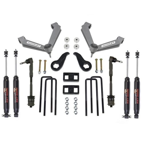ReadyLIFT 69-3514 3.5" Front / 2" Rear SST Lift Kit with Shocks and Control Arms 11-19 GM 2500HD