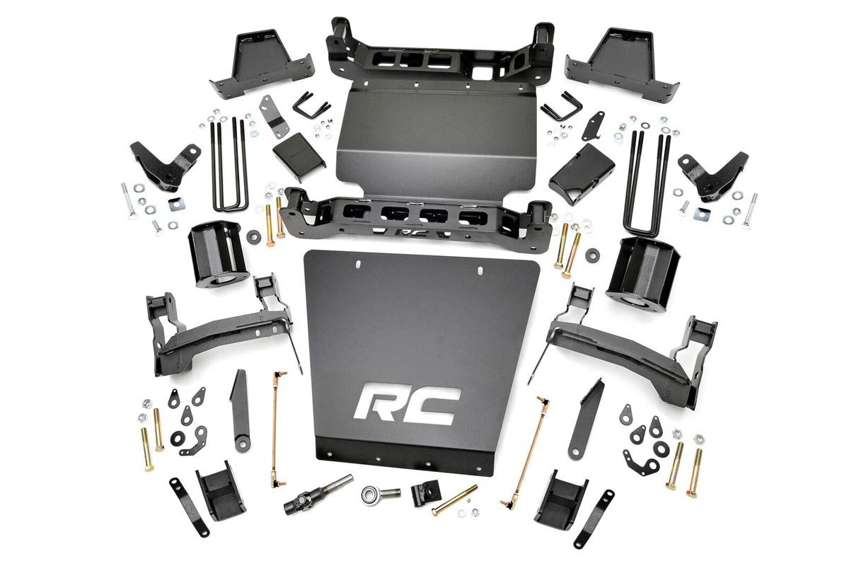 7 Inch Lift Kit Bracket Magneride Cast Steel GMC Sierra 1500 Denali (14-16) Rough Country