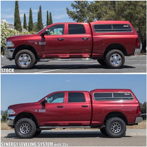Synergy Progressive Rate Coil Spring Leveling Kit with Fox Shocks 13-25 Ram 6.7L Cummins