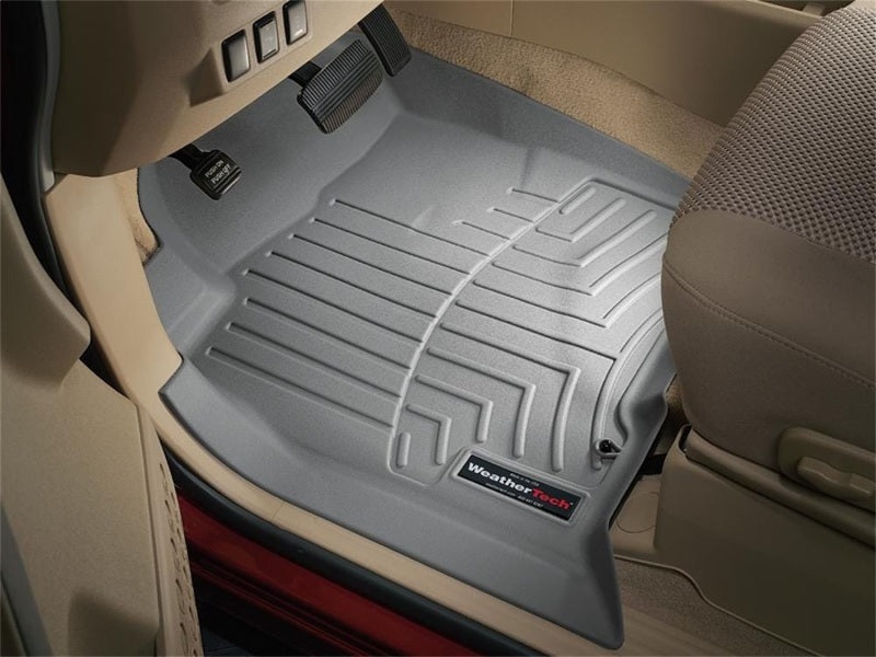 WeatherTech 04+ Nissan Armada Front FloorLiner - Grey