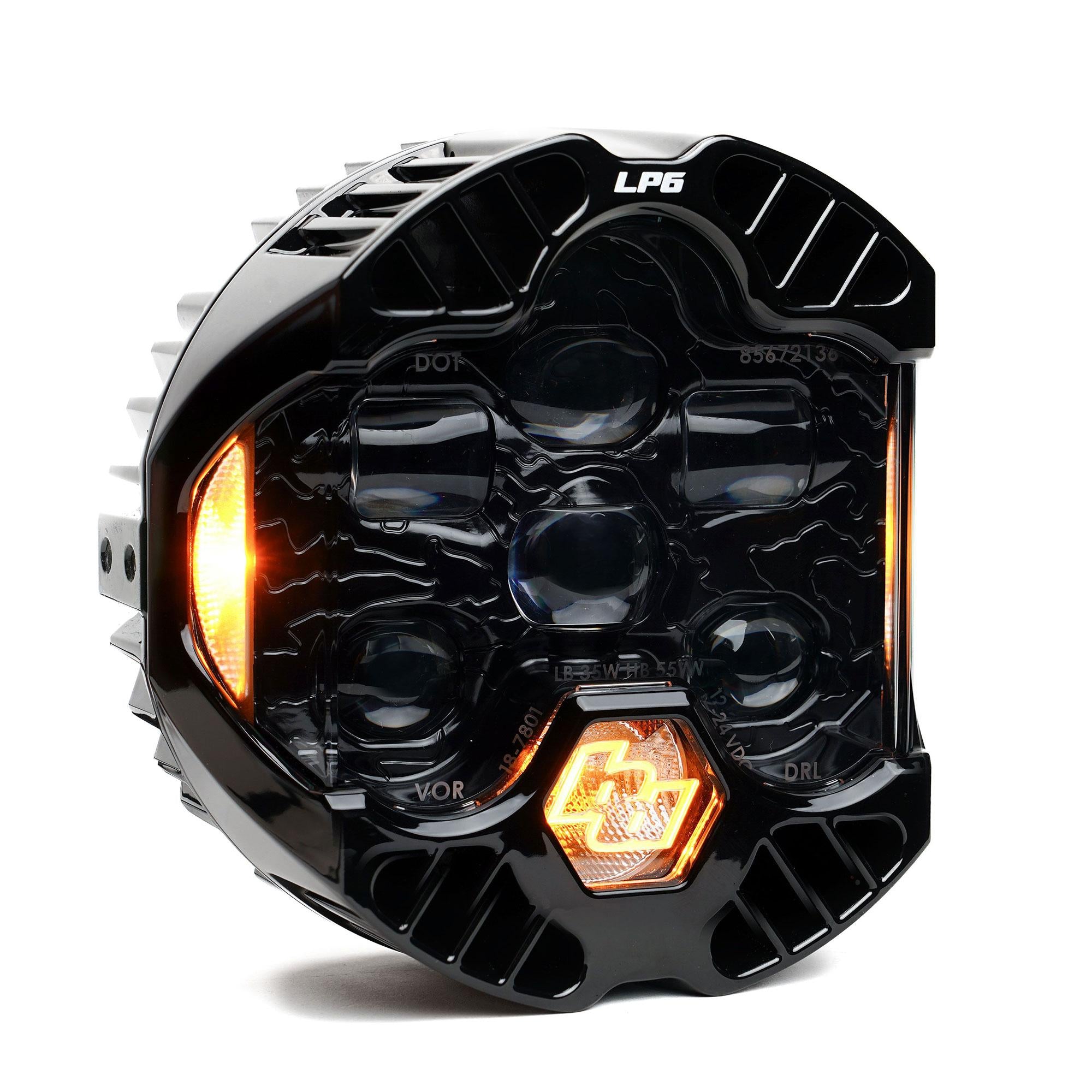 DOT LP6 LED Headlight Replacement Universal Baja Designs
