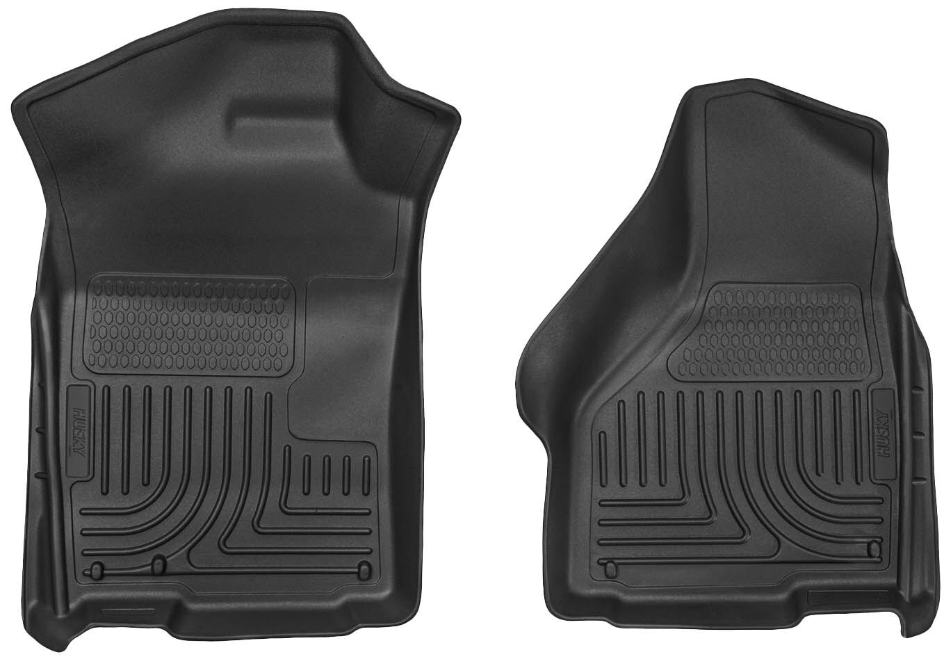 Weatherbeater Front Floor Liners For 2002-2024 Ram 1500/2500/3500, 1500 Classic, 2500, 3500 Husky Liners