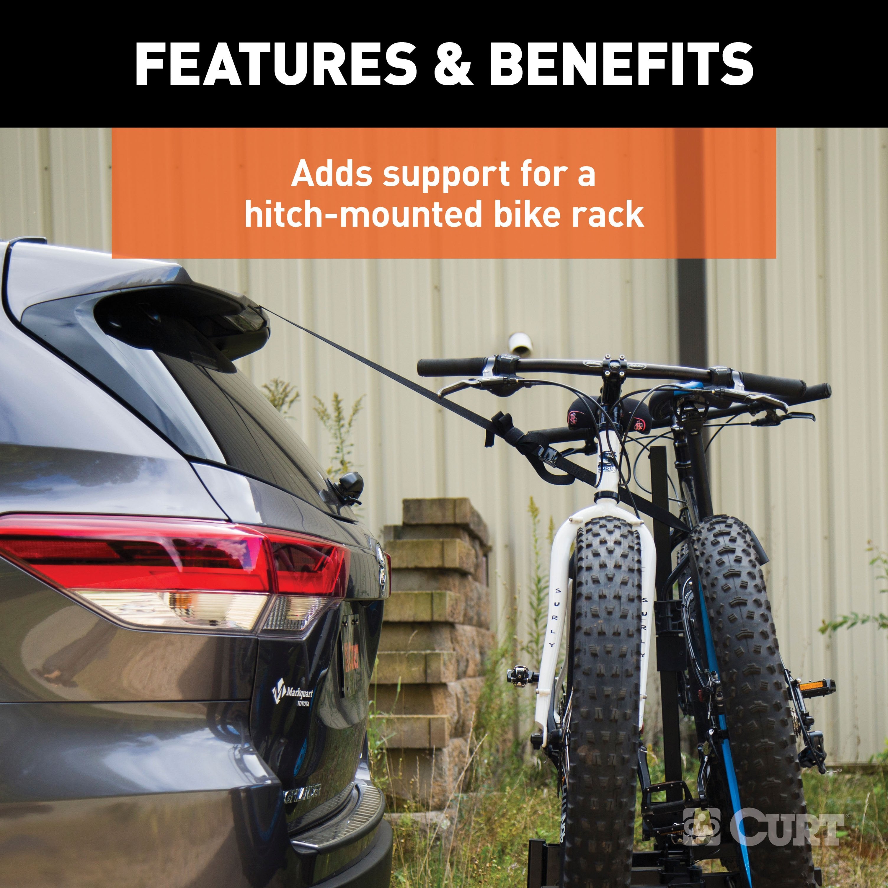 CURT 61-Inch Bike Rack Support Strap Model 18050