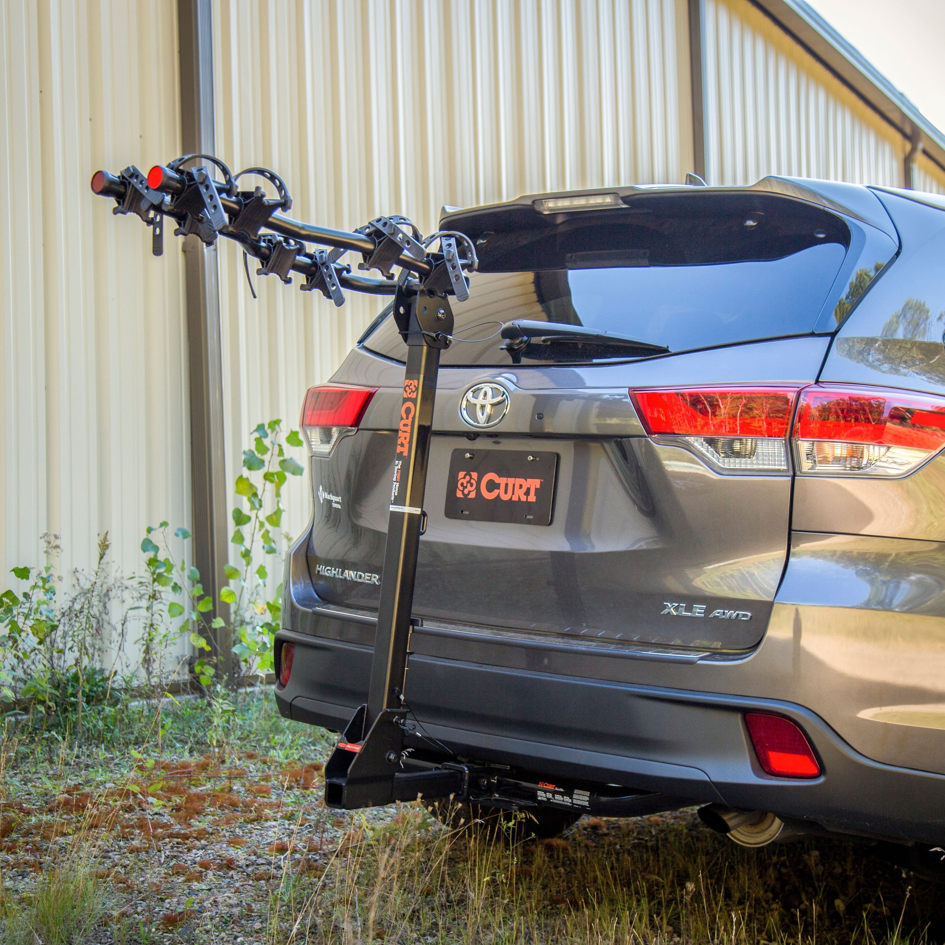 CURT Premium Trailer Hitch Bike Rack Mount, Fits 2-Inch Receiver, 4 Bicycles Model 18064