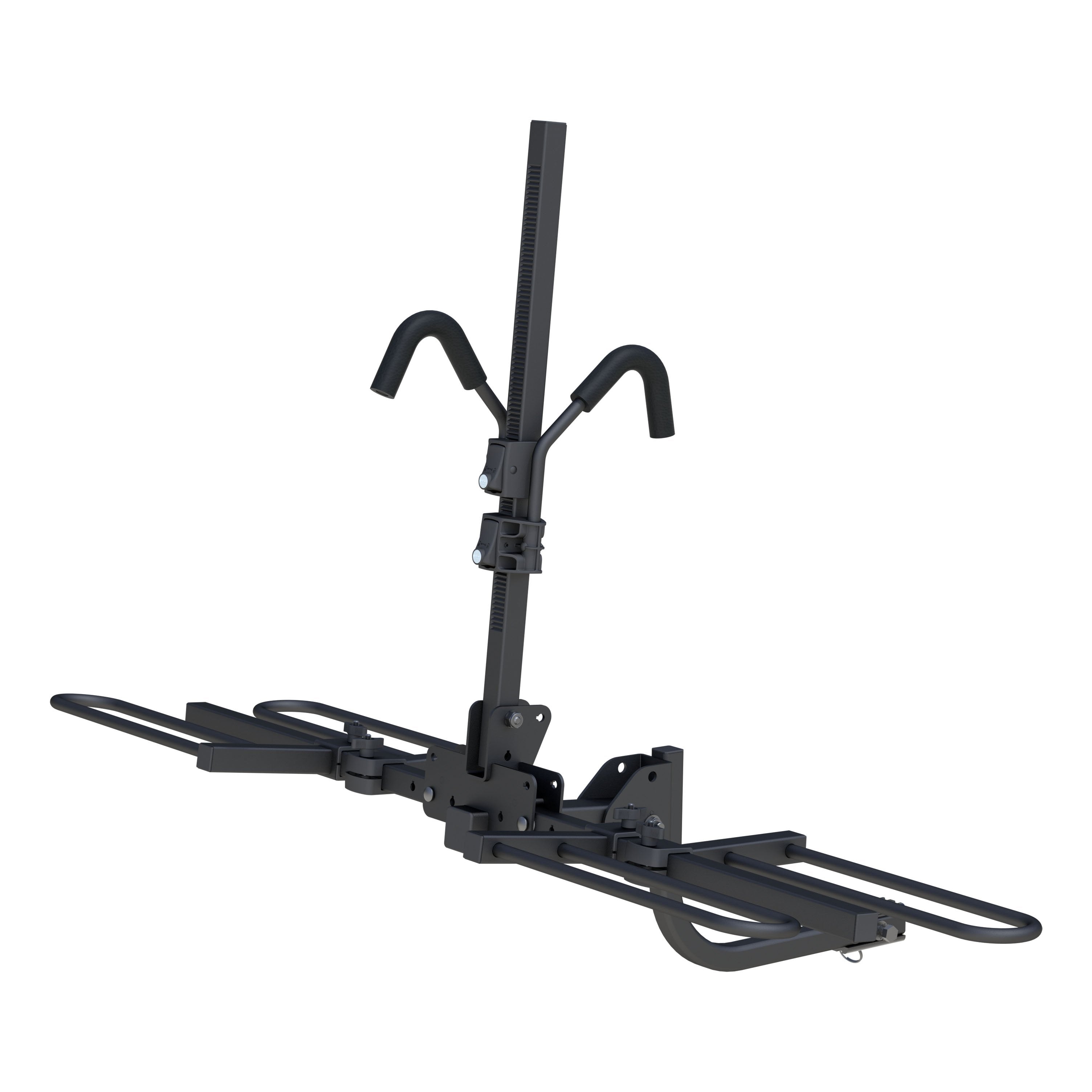CURT Secure Locking Tray-Style Trailer Hitch Bike Rack Mount, 2 Bikes, Fits 1-1/4, 2-Inch Receiver Model 18085