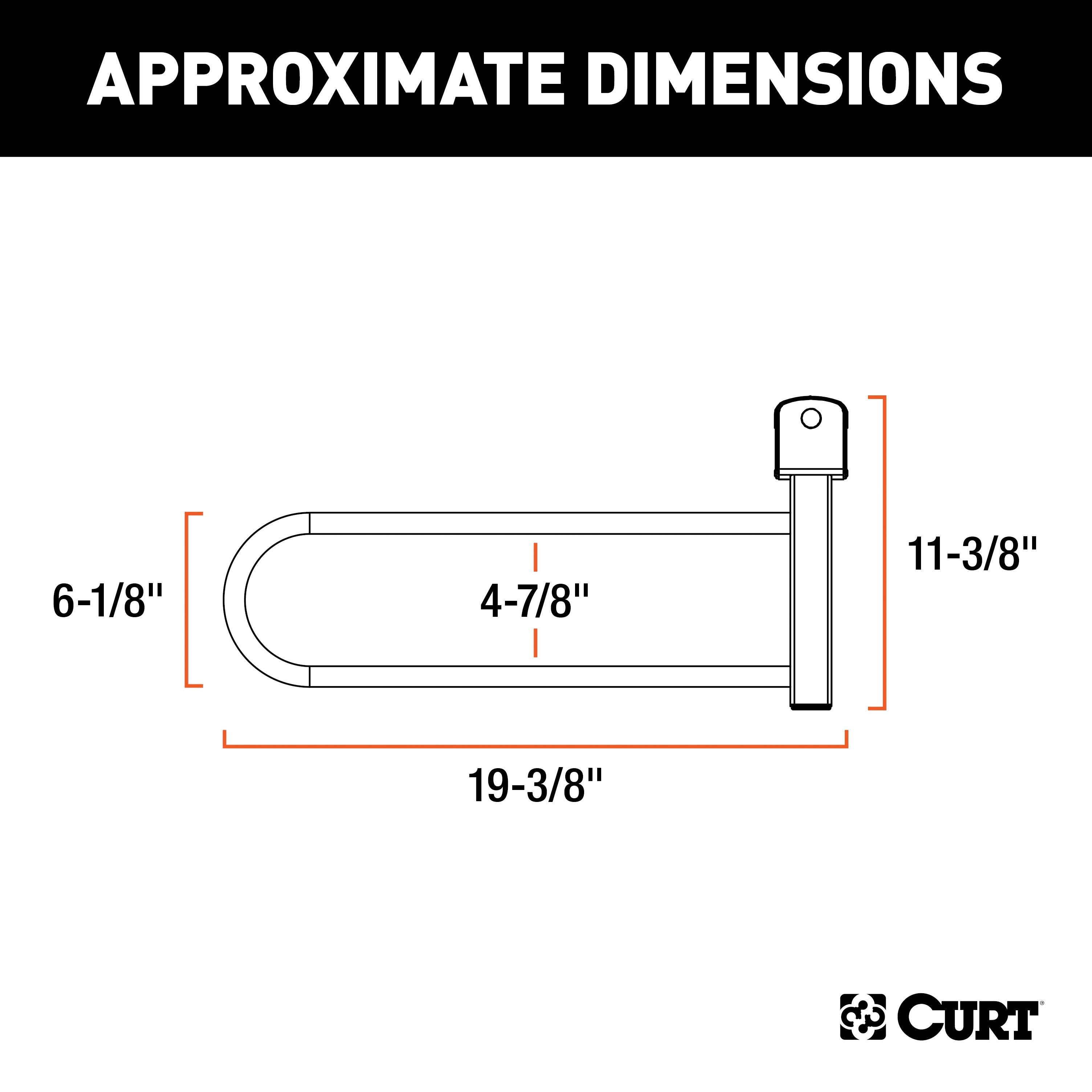 CURT Tray-Style Bike Rack Cradles for Fat Tires Up to 4-7/8 Inches Wide, 2-Pack Model 18091