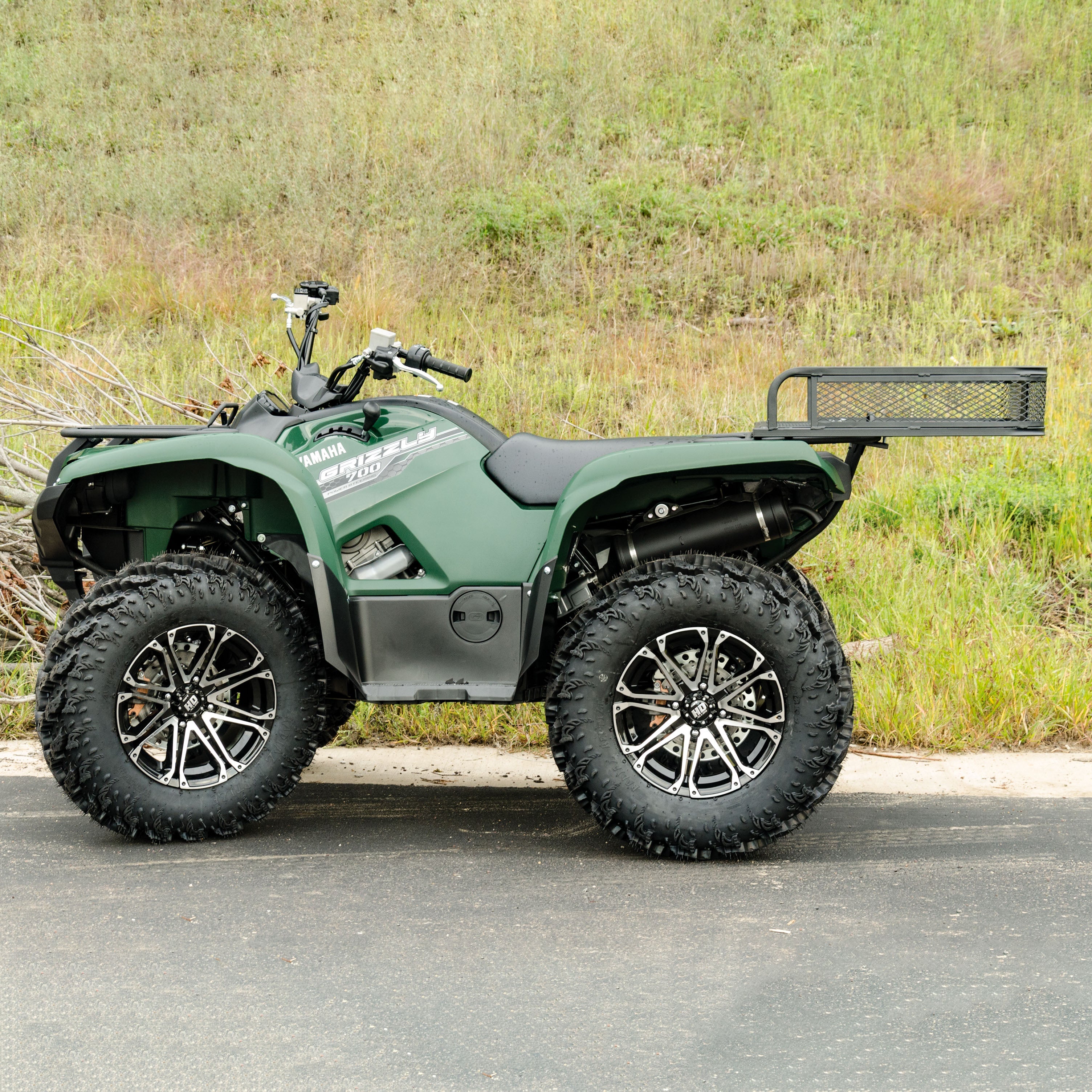 CURT 41 x 26-Inch Universal ATV Cargo Carrier, Black Steel Model 18101