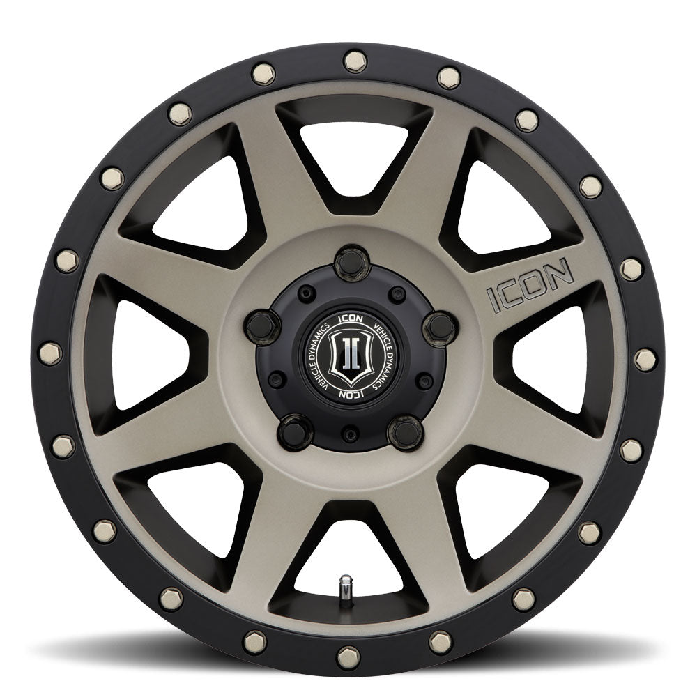 Rebound 18 X 9 / 5 X 150 / 25MM / 6 Inch Back Space Bronze, ICON Alloys