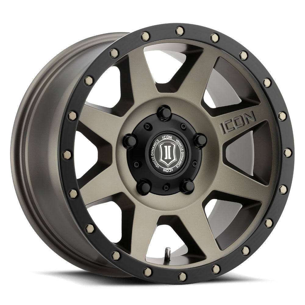 Rebound 18 X 9 / 5 X 150 / 25MM / 6 Inch Back Space Bronze, ICON Alloys