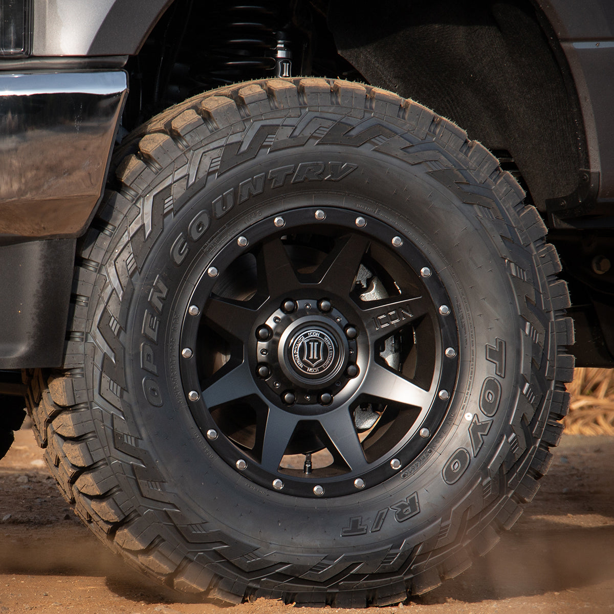 Rebound HD 18 X 9 / 8 X 170 6MM Offset 5.25 Inch Backspace Satin Black, ICON Alloys