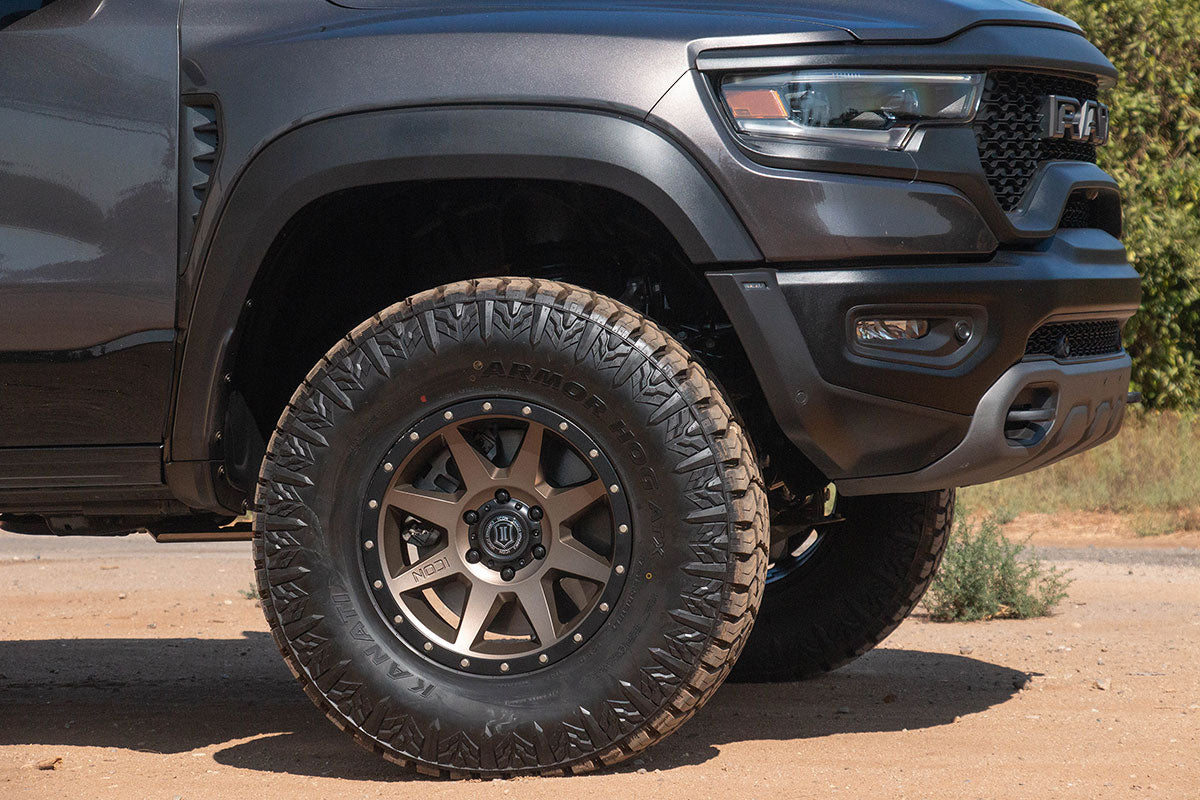 Rebound 18 X 9 / 6 X 5.5 Inch / 0MM / 5 Inch Back Space Bronze, ICON Alloys