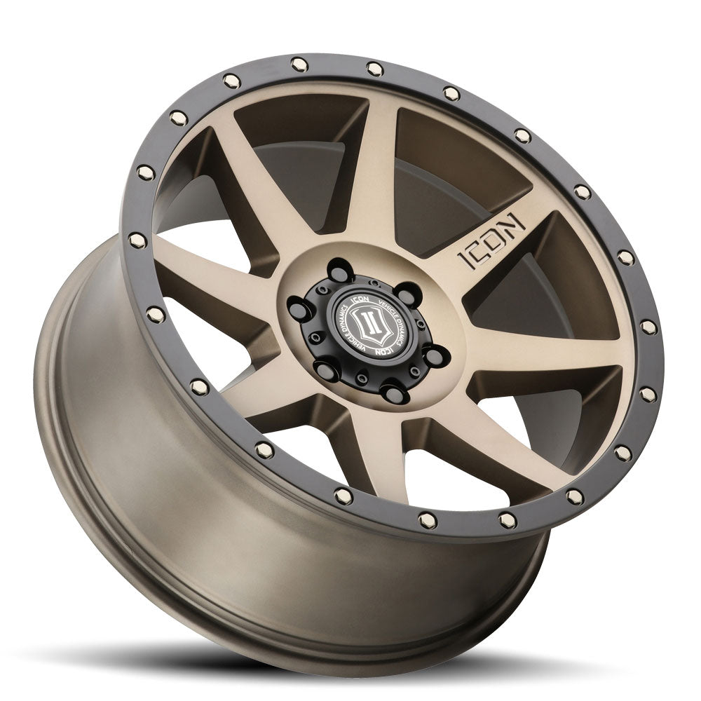 Rebound 20 X 9 / 5X150 / 16MM / 5.625 Inch Back Space Bronze, ICON Alloys