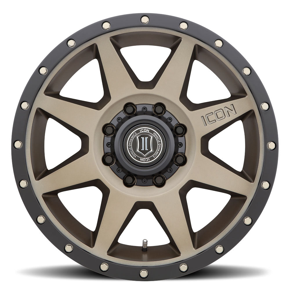 Rebound 20 X 9 / 8 X 6.5 Inch / 12MM / 5.5 Inch Back Space Bronze, ICON Alloys