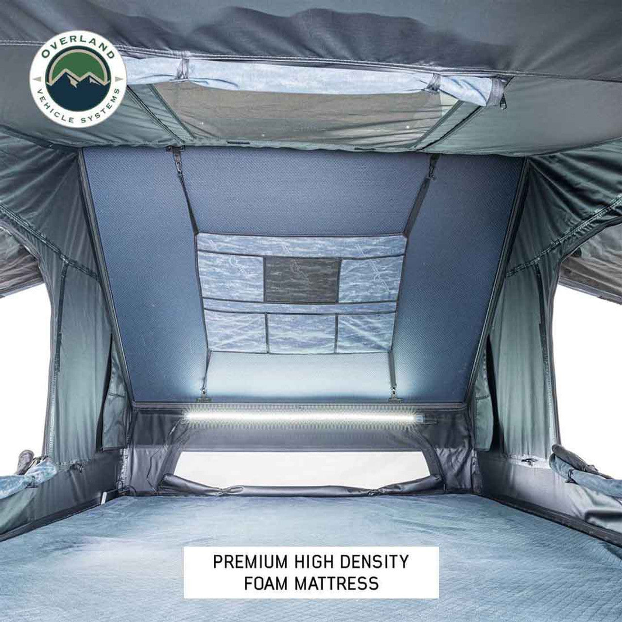 XD Everest 2 - Cantilever Aluminum Roof Top Tent, 2 Person, Grey Body and Black Rainfly Overland Vehicle Systems