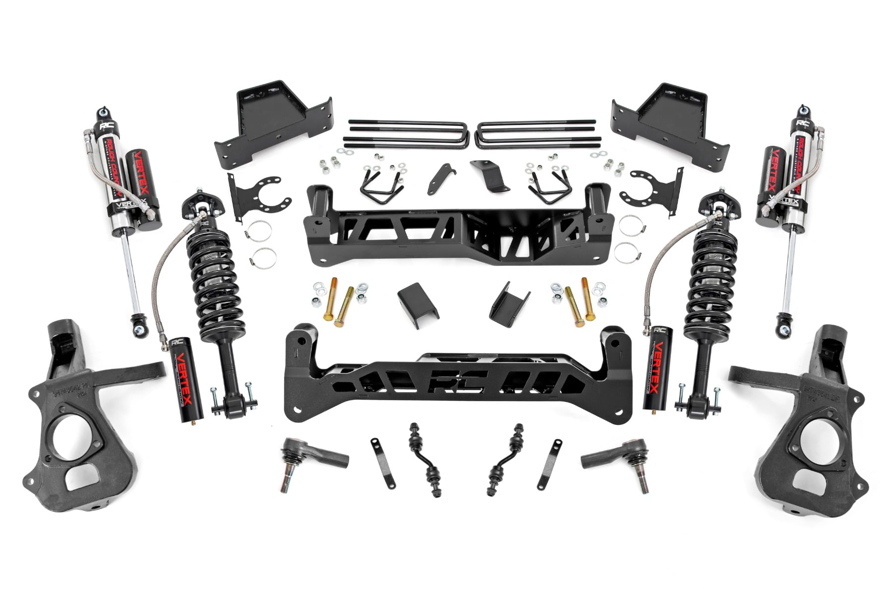 7 Inch Lift Kit Alum/Stamp Steel Vertex Silverado/Sierra 1500 2WD (14-18 & Classic) Rough Country