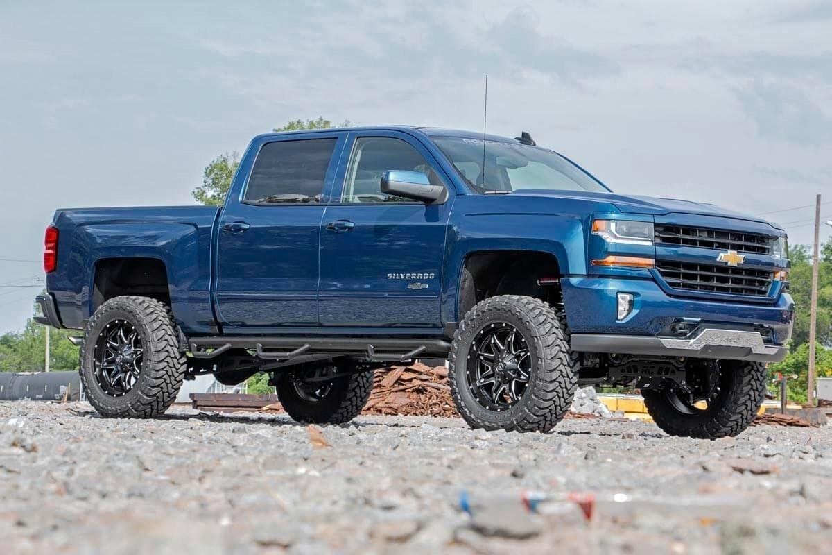 7 Inch Lift Kit Alum/Stamp Steel Vertex Silverado/Sierra 1500 2WD (14-18 & Classic) Rough Country