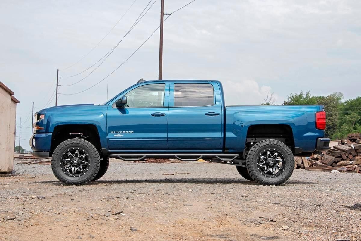 7 Inch Lift Kit Alum/Stamp Steel Vertex Silverado/Sierra 1500 2WD (14-18 & Classic) Rough Country