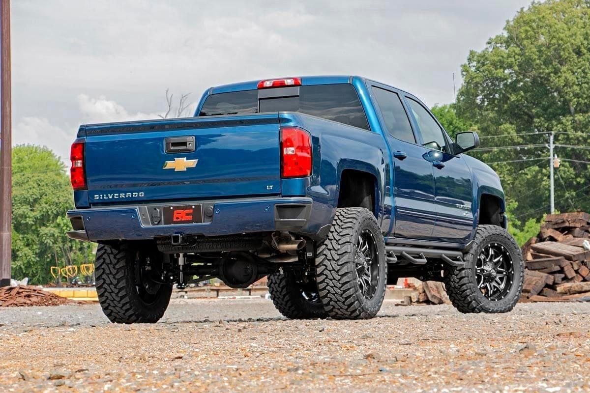 7 Inch Lift Kit Alum/Stamp Steel Vertex Silverado/Sierra 1500 2WD (14-18 & Classic) Rough Country