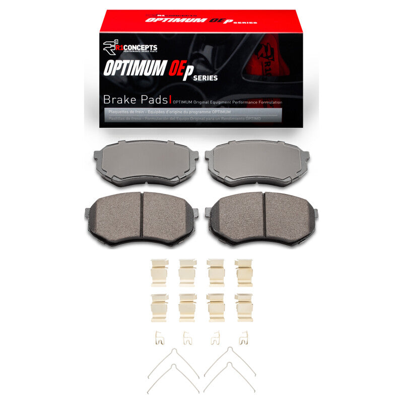 R1 1995-2004 Toyota Tacoma Front R1 Optimum OE Pads & Hardware Kit